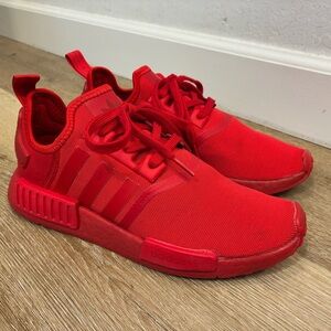 Adidas NMD R1 Triple Red FV9017 Men’s All Red Boost Shoes US8 UK7.5 26cm